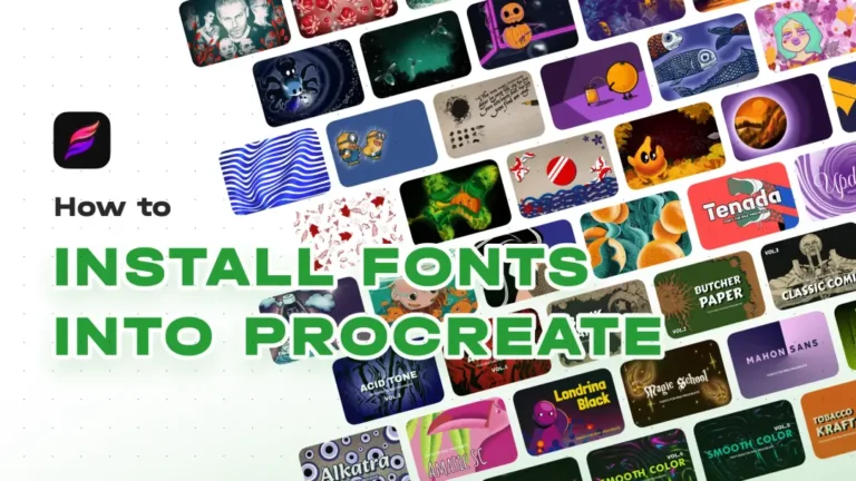 How to Install Fonts in Procreate