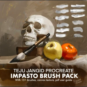 Thick oil Impasto Brushes for procreate