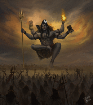 Mahakumbh concept painting