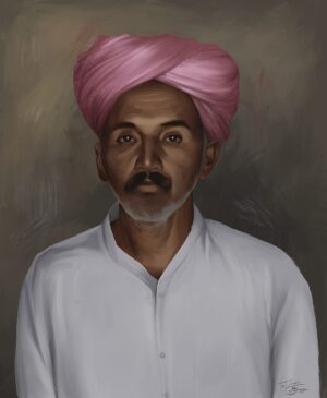 Digital commission portrait painting